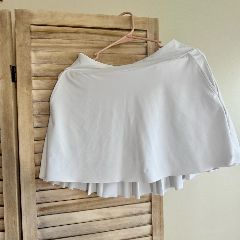 White Women's Tennis Skirt
